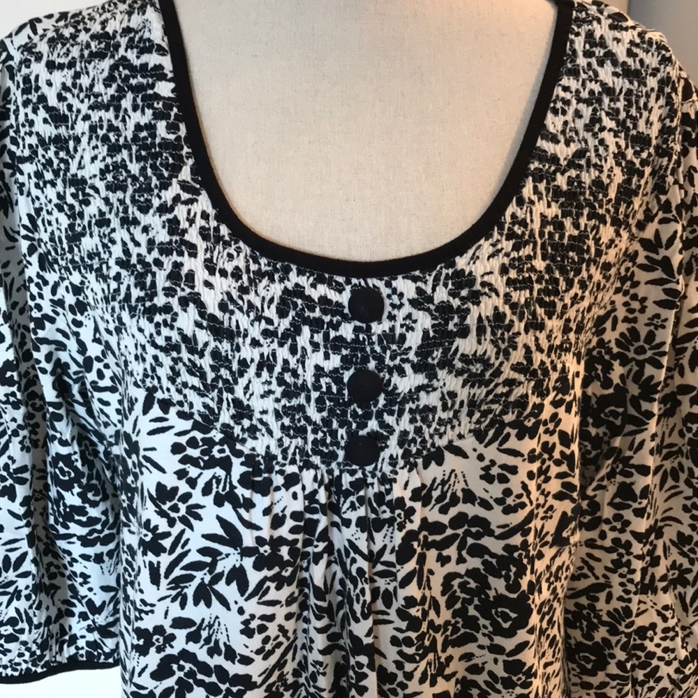Style Black and White Shirt.  Worn once.